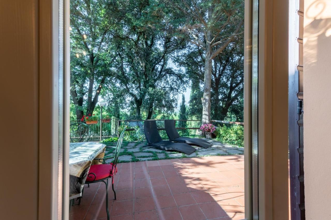 Il Leccio - Casa Toscana Il Fienile Gambassi Terme Dış mekan fotoğraf